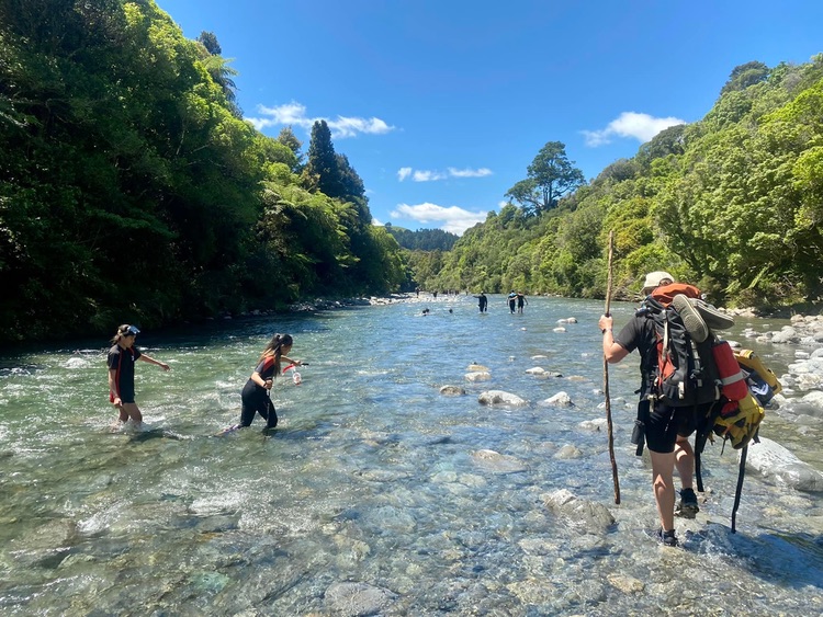 Walking down the Ruamahanga River