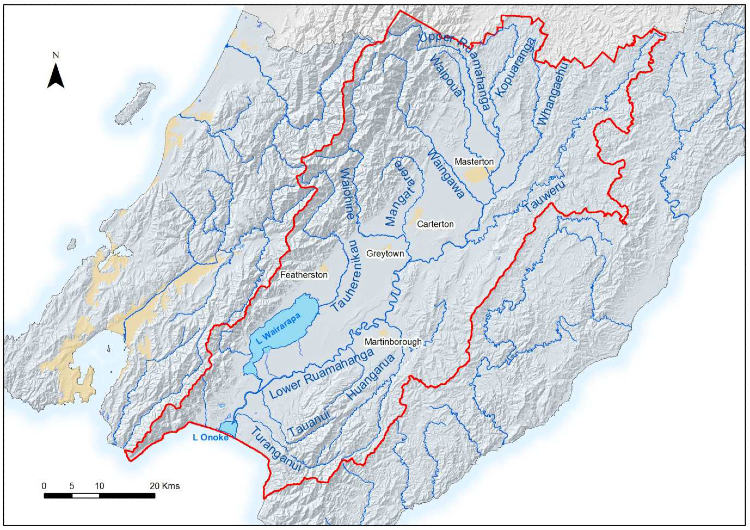 Gwc Ruamahanga Catchment Map Small